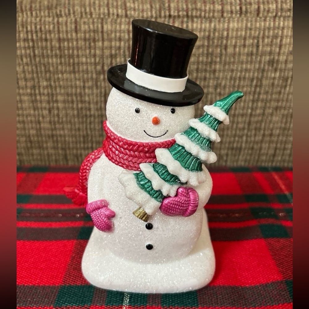 Glittery Snowman Foaming Soap Holder - Bath & Body Works